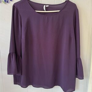 Elle Deep Purple Women's Blouse
